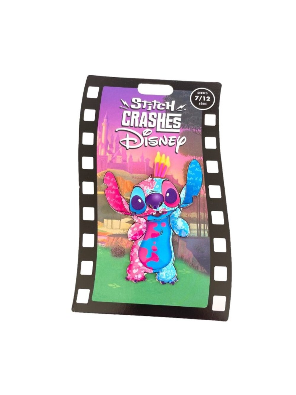Disney Store Stitch Crashes Disney Sleeping Beauty Jumbo Limited Release Pin